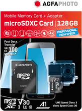 Mälukaart AgfaPhoto MicroSDXC UHS I, 128GB