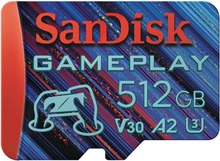 Mälukaart Sandisk GamePlay SDSQXAV-512G-GN6XN microSDXC, UHS-I, CL10, 512GB