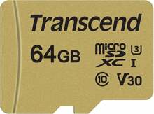 Mälukaart Transcend TS64GUSD500S microSDXC, CL10, 64GB