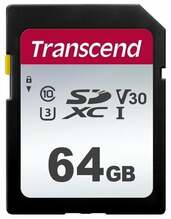 Mälukaart Transcend 300S TS64GSDC300S, SDXC, UHS-I, CL10, 64GB