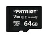 Mälukaart Patriot VX Series PSF64GVX31MCX, microSDXC, UHS-I, CL10, 64GB