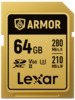 Mälukaart Lexar Armor Gold LSDAMGL064G-RNNNG SDXC, UHS-II, U3, V60, 64GB