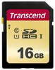 Mälukaart Transcend 500S SDHC, UHS-I, CL10, 16GB