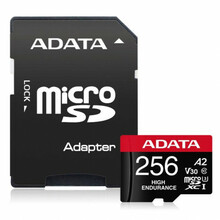 Mälukaart Adata High Endurance AUSDX256GUI3V30SHA2-RA1, UHS-I, CL10, 256GB