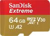 Mälukaart Western Digital Extreme SDSQXAH-064G-GN6GN, microSDXC, UHS-I, CL10, 64GB