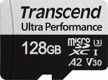 Mälukaart Transcend TS128GUSD340S, microSDXC, UHS-I, CL10, 128GB