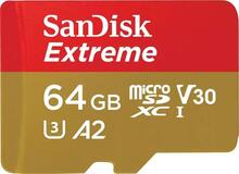 Mälukaart Western Digital Extreme SDSQXAH-064G-GN6GN, microSDXC, UHS-I, CL10, 64GB