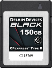 Mälukaart Delkin CFexpress Black R1725/W1530, 150GB