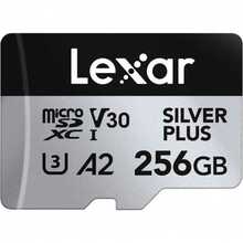 Mälukaart Lexar microSDXC Professional SILVER Plus, UHS-I, CL10, 256GB
