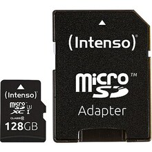 Mälukaart Intenso microSDXC, UHS-I, CL10, 128GB