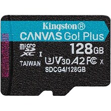 Mälukaart Kingston Canvas Go Plus microSDXC, 128GB