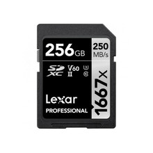 Mälukaart Lexar Professional SDXC LSD256CB1667, UHS-II, V60, 256GB