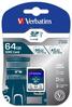 Mälukaart Verbatim SDXC Pro 47022, UHS-I, CL10, 64GB