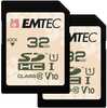 Mälukaart Emtec SD UHS-I U1 V10, 32GB, 2 tk