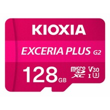 Mälukaart Kioxia Exceria Plus LMPL2M128GG2 MicroSDXC, UHS-I, CL10, 128GB