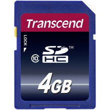 Mälukaart Transcend SDHC TS4GSDHC10, CL10, 4GB