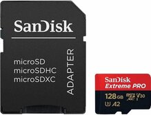 Mälukaart Sandisk Extreme Pro SDSQXCD-128G-GN6MA, microSDXC, UHS-I, CL10, 128GB