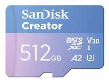 Mälukaart Sandisk Creator SDSQXAV-512G-GN6MS, microSDXC, UHS-I, 512GB