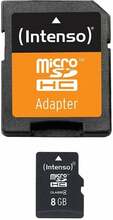 Mälukaart Intenso Micro SDHC, CL4, 8GB