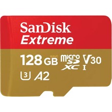 Mälukaart SanDisk BY WESTERN DIGITAL Extreme, microSDXC, UHS-I, CL10, 128GB