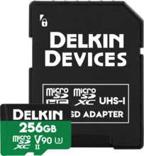 Mälukaart Delkin MicroSD Power 2000X UHS-II, V90, 256GB
