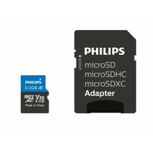 Mälukaart Philips MicroSDXC, UHS-I, CL10, 512GB