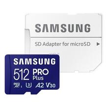 Mälukaart Samsung PRO Plus MB-MD512SA/EU, microSDXC, UHS-I, CL10, 512GB
