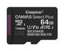 Mälukaart Kingston SDCS3, microSDXC, UHS-I, 100R A1, 64GB