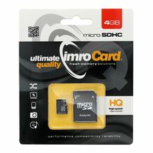 Mälukaart IMRO KOM000463 microSD, UHS-I, CL10, 4GB