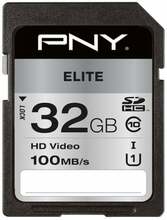 Mälukaart PNY Elite SDHC, UHS-I, CL10, 32GB
