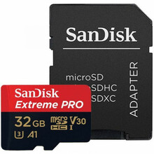 Mälukaart Sandisk Extreme Pro SDSQXCG-032G-GN6MA microSDHC, UHS-I, CL10, 32GB