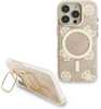Guess PC/TPU Electroplated Stand Camera Frame MagSafe ümbris, Apple iPhone 16 Pro, vahetatavate taustadega