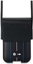 Telefoniümbris BMW Phone Pouch BMPSP15XMPVSKL, must, sinised triibud