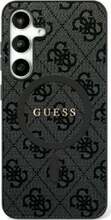 Telefoniümbris Guess GUHMS25SG4GFRK 4G Colored Ring Classic Logo, Samsung Galaxy S25, must