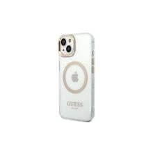 Telefoniümbris Guess Metal Outline MagSafe GUHMP14SHTRMD, Apple iPhone 14, kuldne