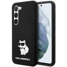 Karl Lagerfeld Silicone Choupette KLHCS24SSNCHBCK ümbris, Samsung Galaxy S24, must