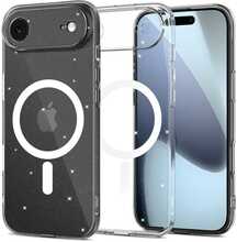 Telefoniümbris Tech-Protect FlexAir MagSafe, Apple iPhone 17 Air, läbipaistev Glitter