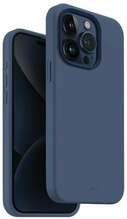 Telefoniümbris UNIQ Lino Hue Magclick Charging, Apple iPhone 15 Pro, tumesinine