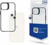 Telefoniümbris 3MK Satin Armor Case+, Apple iPhone 15, läbipaistev/must