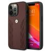 BMW Leather Curve Perforate BMHCP13LRSPPR ümbris, Apple iPhone 13 Pro/13, punane