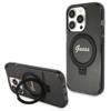Telefoniümbris Guess Ring Stand Script Glitter MagSafe GUHMP13XHRSGSK, iPhone 13 Pro Max, must