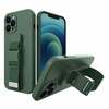 Telefoniümbris Hurtel Rope Case, Xiaomi Redmi Note 10 5G/Poco M3 Pro, tumeroheline