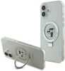 Karl Lagerfeld Ringstand Karl and Choupette MagSafe ümbris, Apple iPhone 16, valge