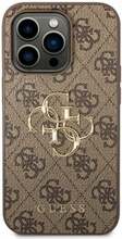 Telefoniümbris Guess GUHCP15L4GMGBR 4G Big Metal Logo, Apple iPhone 15 Pro, pruun