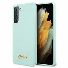 Telefoniümbris Guess GUHCS21LLSLMGLB Silicone Metal Logo, Samsung Galaxy S21 Ultra, sinine