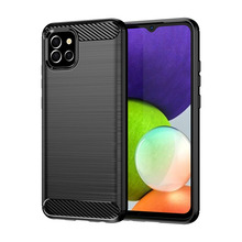 Telefoniümbris Hurtel Carbon Flexible Cover, Samsung A03S EU (166.5), must