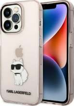 Telefoniümbris Karl Lagerfeld Ikonik Choupette KLHCP14XHNCHTCP, Apple iPhone 14 Pro Max, roosa