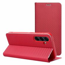 LUNA Book Carbon ümbris OEM, Xiaomi Redmi Note 14 4G (GLOBAL), punane