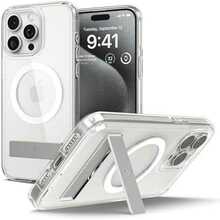 Telefoniümbris Spigen Ultra Hybrid S MagFit, Apple iPhone 15 Pro, Crystal Clear