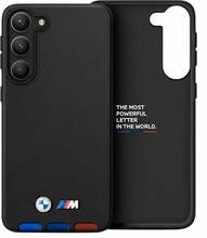 Telefoniümbris BMW Leather Stamp Tricolor BMHCSA5422PTDK, Samsung Galaxy A54, must